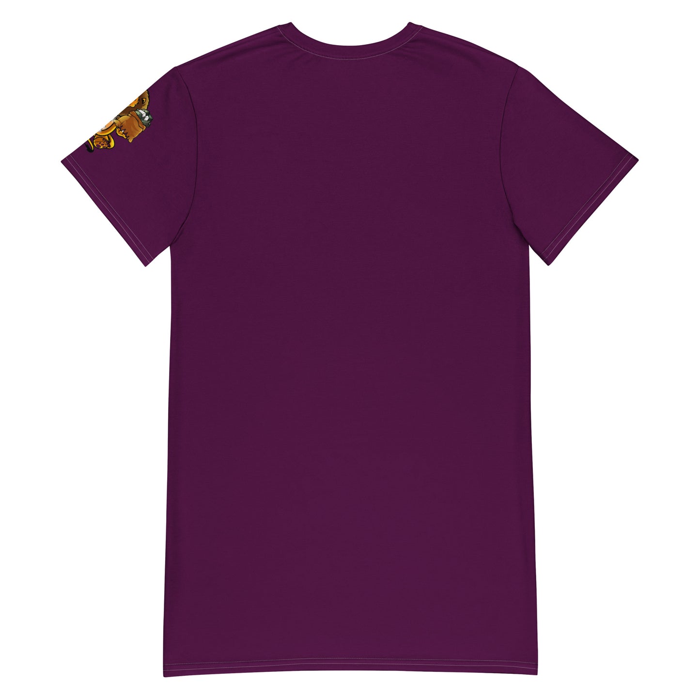 Same Goals Different Struggles Women’s Tyrian Purple T-shirt dress