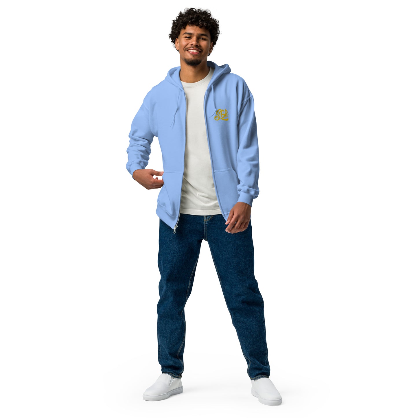 Same Goals Different Struggles Men’s blend zip hoodie