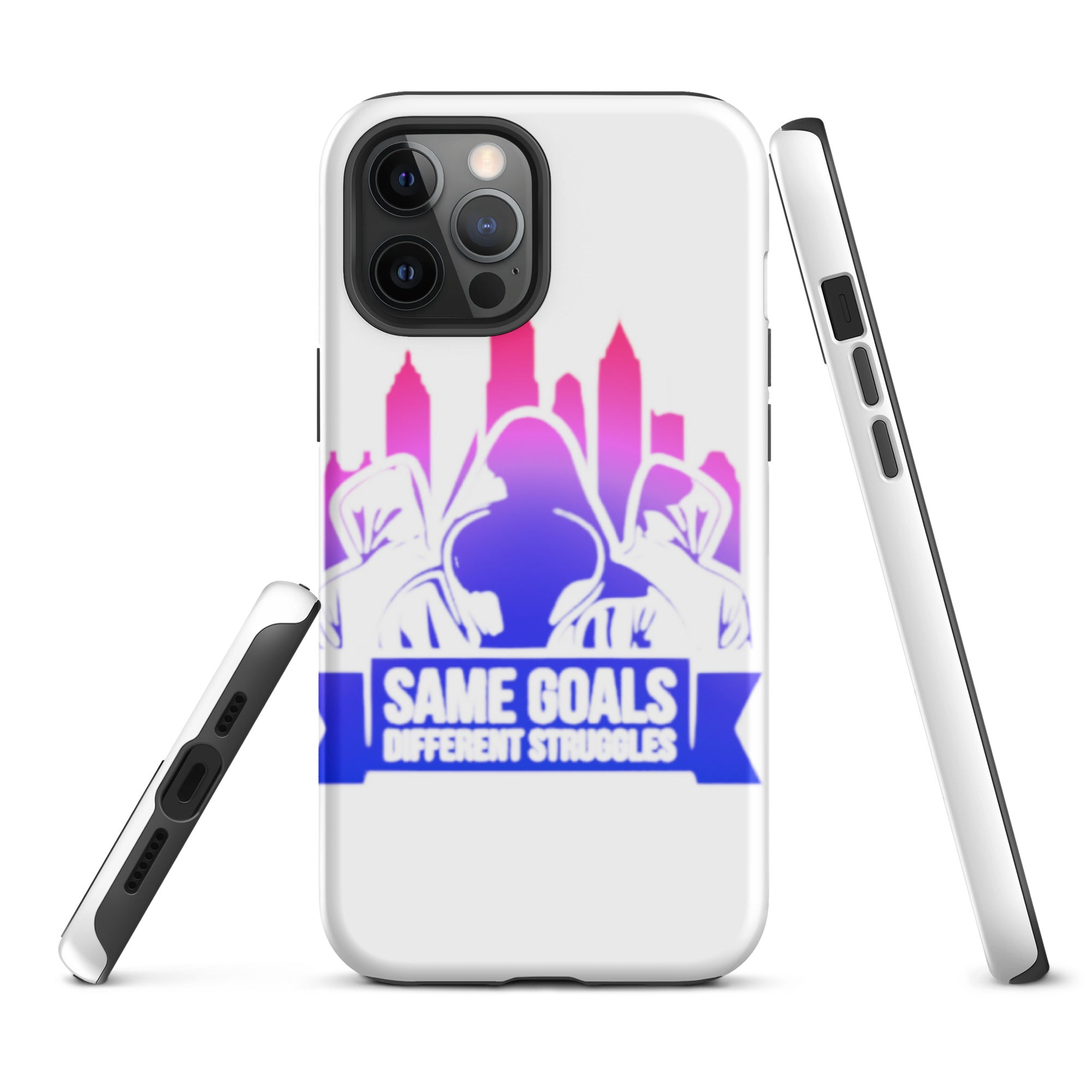 Same Goals Different Struggles Tough iPhone case