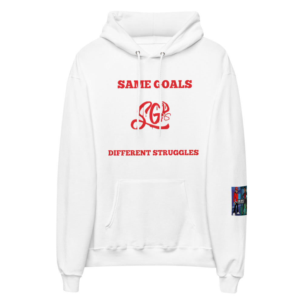 Same Goals Different Struggles Mens hoodie